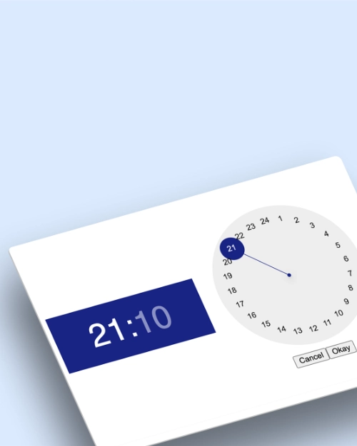 Material Time Picker